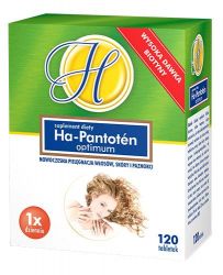 ПАНТОТЕН (HA-PANTOTEN Optimum) таблетки №120. Догляд за волоссям, шкірою та нігтями