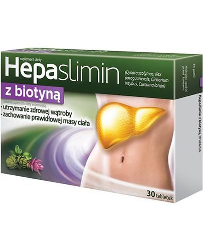 Hepaslimin з біотином здоров'я печінки - 30 табл