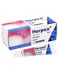 HERPEX крем від герпесу 0,05 г / 1 г - 2 г