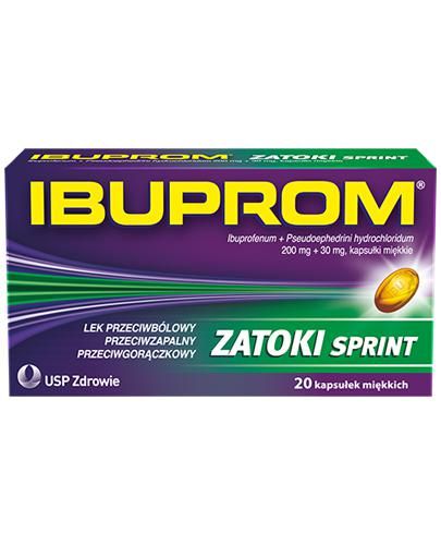 Ibuprom Zatoki Sprint при закладеності носа - 20 капс