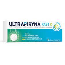 Ultrapiryna Fast, Ультрапирин Фаст С (знеболювальне, протизапальне, жарознижувальне), 10 шипучих таблеток