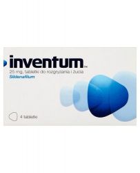 Inventum 25 мг лікування еректильної дисфункції - 4 табл