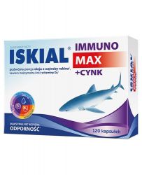 Iskial immuno Max + Cynk для профілактики інфекційних захворювань - 120 капсул