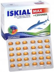 ISKIAL MAX + CZOSNEK для імунітету та дихальної системи - 120 капс