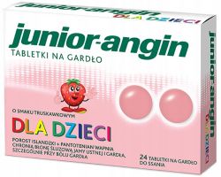 Junior angin від болю в горлі та ангіни - 24 табл