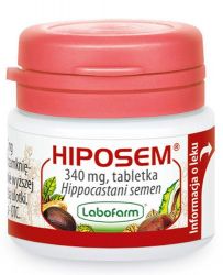 Хіпосем (Hiposem) при варикозному розширенні вен, таблетки № 90