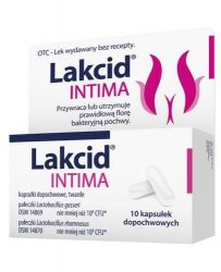 Lakcid INTIMA вагінальні капсули для нормальної вагінальної флори - 10 капс