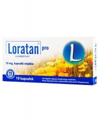 LORATAN PRO 10 мг протиалергічний препарат - 10 капс