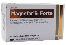 Magnefar B6 Forte при нервозності, дратівливості, зміні настрою - 60 табл