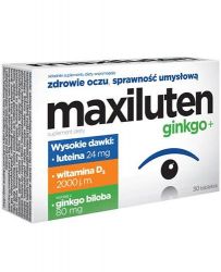 Maxiluten Ginkgo для підтримки пам'яті та зору - 30 табл