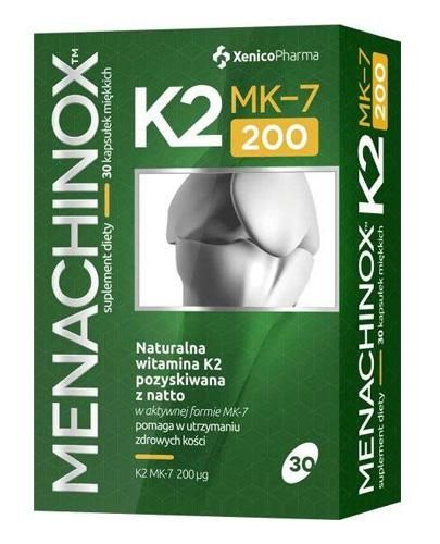 MENACHINOX K2 MK-7 200 - для здорових і міцних кісток - 30 капс