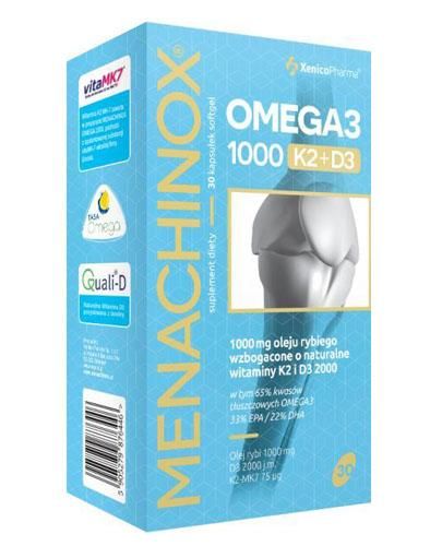 Menachinox OMEGA3 1000 K2 + D3 здоров'я м'язів і кісток та зміцнення імунітету - 30 капс
