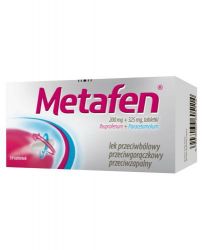 Metafen жарознижуюча та протизапальна дія - 50 табл