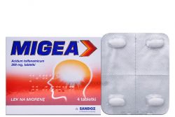 Migea 200 мг при гострому нападі мігрені - 4 табл