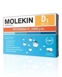 molekin D3 2000 для здоров'я кісток - 60 табл