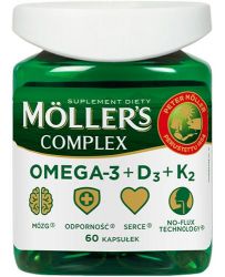 Moller's Omega 3 + D3 + K2 - 60 капс