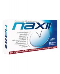 Naxii протизапальна та знеболювальна дія - 20 табл