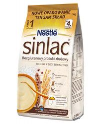 Нестле Сінлак (Nestle Sinlac) безлактозний зерновий продукт для дітей з 4 місяців, 500 г