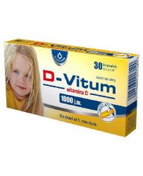 D - Vitum Witamina D 1000 МО для дітей з 1 року - 30 капс
