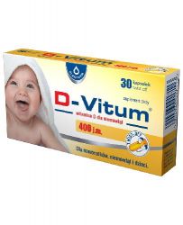D - Vitum Witamina D 400 МО для немовлят - 30 капсул