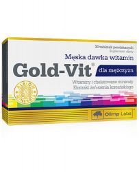 GOLD-VIT для чоловіків, підтримка життєвої сили організму - 30 таблеток