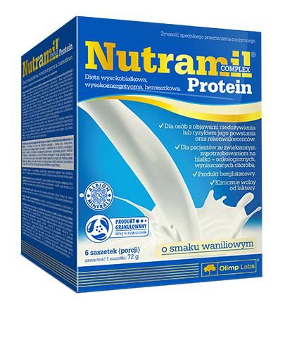 ПРОТЕЇН КОМПЛЕКС НУТРАМІЛ (NUTRAMIL COMPLEX PROTEIN) для дієтотерапії, 6 пакетиків