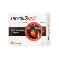 Starpharma, Omega3 forte, Омега3 форте (правильне фенкціонування серця, мозку), 60 капсул