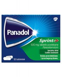Panadol Sprint Painkiller болезаспокійливий та жарознижуючий препарат - 12 табл