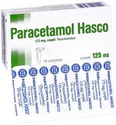 Paracetamol Hasco свічки ректальні 125 мг - 10 шт