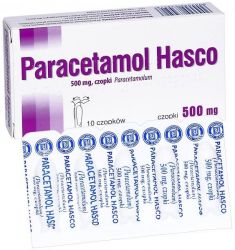 Paracetamol Hasco свічки ректальні 500 мг - 10 шт