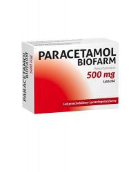 Paracetamol Biofarm болезаспокійливий та жарознижуючий 500 мл - 10 табл