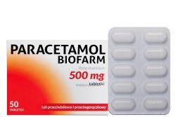Paracetamol Biofarm 500 мг - 50 табл