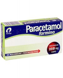 Paracetamol 250 мг супозиторії - 10 шт