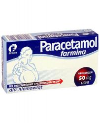 Paracetamol 50 мг супозиторії дитячі - 10 шт