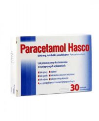 Paracetamol Hasco 500 мг знеболюючий та жарознижуючий  - 30 табл