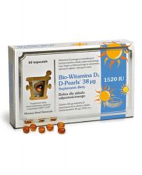 Denmark Bio-Vitamin D3 D-Pearls 1520 МО - 80 капсул