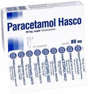 Paracetamol Hasco свічки ректальні 80 мг - 10 шт