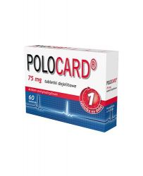 Polocard 75 мг для профілактики серцево-судинних та інших захворювань - 60 табл