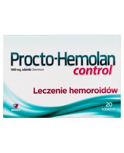 PROCTO-HEMOLAN CONTROL 1000 мг для лікування геморою - 20 табл