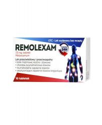 Remolexam 7,5 мг при болях у м’язах і суглобах - 10 табл