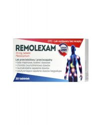 Remolexam 7,5 мг при болях у м’язах і суглобах - 20 табл