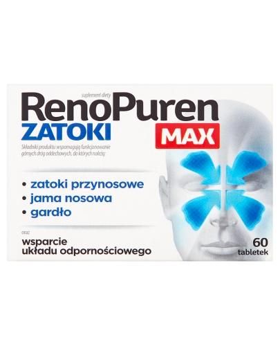 Renopuren zatoki Мах правильна робота дихальних шляхів та імунної системи - 60 табл