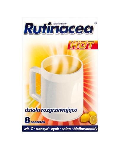 RUTINACEA HOT приймати у період простудних захворювань - 8 пак