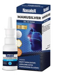 Nasalox Manusilver назальний гель при бактеріальних, вірусних та грибкових інфекціях носа - 20 мл