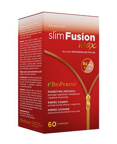 slimFusion max схуднення та зменшення відчуття втоми - 60 капс