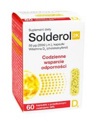 Solderol 50 мкг 2000 МО Вітамін D3 - 60 капс