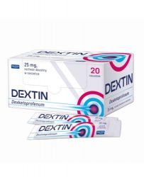 Dextin 25 мг протизапальний, знеболюючий та жарознижуючий - 20 саш