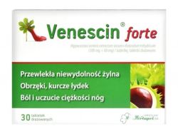 VENESCIN FORTE при хронічній венозній недостатності - 30 табл