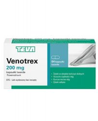 Venotrex 200 лікування недостатності венозного та лімфообігу - 64 капс