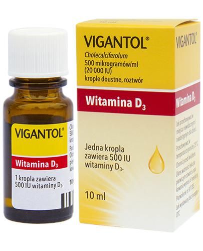 VIGANTOL 500 мкг вітамін D3, краплі оральні - 10 мл